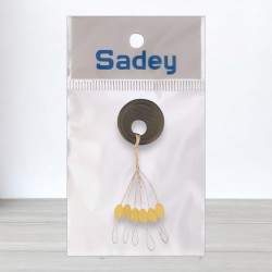 Стопор овальний силіконовий, 6шт/уп, розмір L